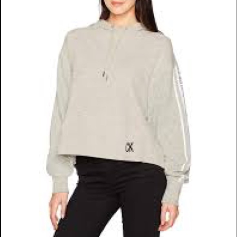 Calvin Klein Oversized Crop Hoodie - XL